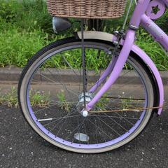 女の子用自転車　22インチの画像