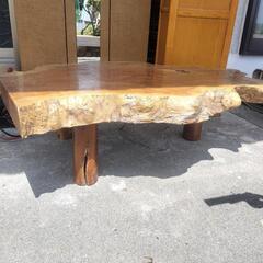 【中古美品】天然木のテーブル　座卓　の画像