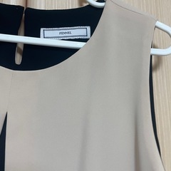 FENNEL バイカラーワンピースの画像