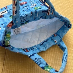 手提げ付きキルティングナップサックの画像