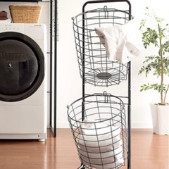 【美品
】ランドリーバスケットセットの画像
