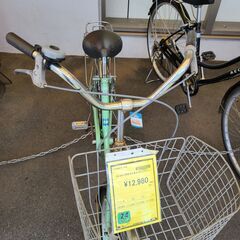 J1113【リユースのサカイ柏店】　シティサイクル　Attivo　アッティーボ　ミントグリーン　ダイナモライト　24インチ　★店頭にて試乗可★ 簡易クリーニング済　　 中古自転車 　流山市  松戸市 我孫子市 鎌ヶ谷市 船橋市 守谷市 取手市の画像
