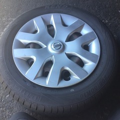 205/60R16 鉄ホイール付き夏タイヤ 4本の画像