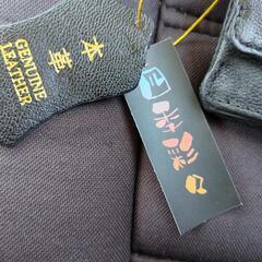 本皮　長財布　和柄の画像