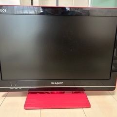 DVDデッキw録画2画面 TV19型の画像