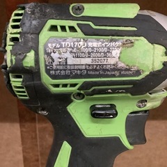 マキタ 18V 充電式インパクトドライバー TD170D リサイクルショップ宮崎屋　佐土原店　25.7.21Fの画像