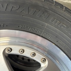 205/70R15 TOYO mpz アルミホイールセット　テリオス　夏タイヤ
の画像