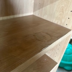 🎉【家具処分セール】本棚 木目ライトブラウンの画像