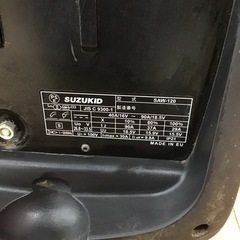 SUZUKID 半自動溶接機　SAW-120 動作OKの画像