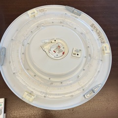 K2507-258 NEC シーリングライト LED HLDCC1033 ②　2014年製 リモコン付き 動作確認済み 割れキズ汚れ有りの画像