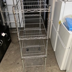 I2507-528 4段メタルラック キャスター付き 中古の画像