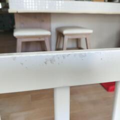 ベビーサークル　木製ホワイトの画像