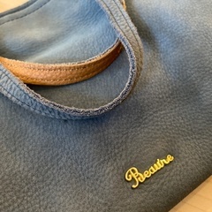 ビュレBeau'reショルダーバッグくすみブルーの画像