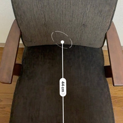 YAMAZEN ダイニングこたつ用回転チェアの画像