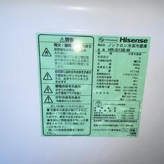 ☆ハイセンス☆2ドア冷蔵庫☆2021年☆134L☆の画像