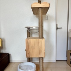 木製キャットタワー🐈の画像