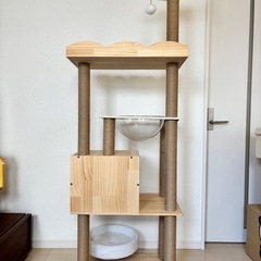 木製キャットタワー🐈の画像