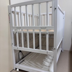 日本製ベビーベッド ツーオープン カトージ ヤマサキの画像