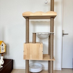 木製キャットタワー🐈の画像