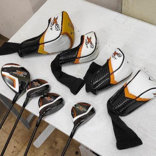 0721-157 ゴルフクラブ4本セット ヘッドカバー4つ付き