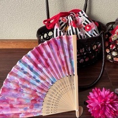 浴衣 小物 夏祭りの画像