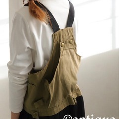🧡タグ付き🧡antiqua🧡サロペットスカート🧡の画像