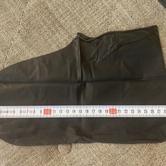携帯用靴カバー ラテックス 防水 雨具 ブラック 2個セット 新品未使用の画像