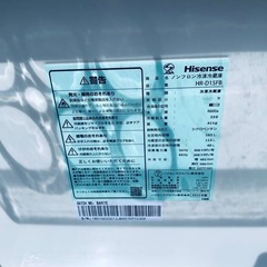 🌸Hisense ノンフロン冷凍冷蔵庫 HR-D15FBの画像