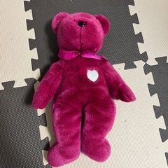 ぬいぐるみ　くま　テディベア　ピンク　おもちゃの画像