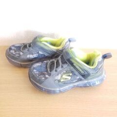 17cm：スケッチャーズ　SKECHERS キッズ　スニーカー　メモリーフォームの画像