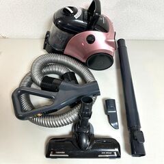 東芝 掃除機 サイクロン VC-C12A 2013年製 動作確認済み 除菌 清掃済み ブラシ フィルター 水洗い済み キャニスター TOSHIBA mの画像