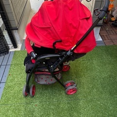 アップリカ Aprica 軽量 ベビーカー 生後1カ月～36カ月まで #92965 フライル ルビー RD
の画像