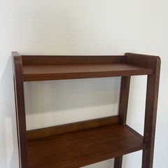 ラック　ウォールナット材　の画像