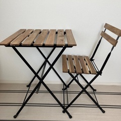 IKEA TÄRNÖ テルノー イケア　テーブル　チェアの画像