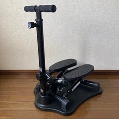 ナイスデイ　健康ステッパー＆専用ハンドルセット　ブラック　ショップジャパンの画像