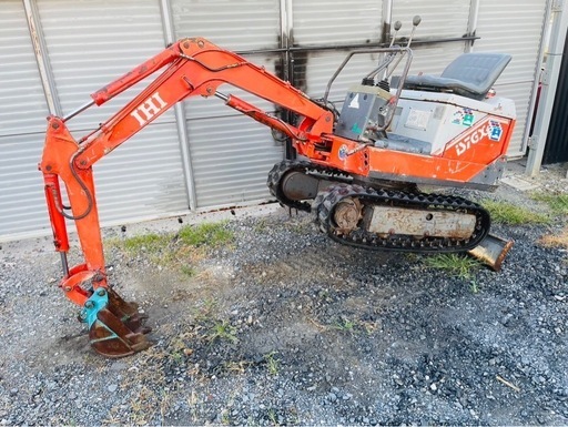 成約済み‼️ ミニユンボ IHI IS7GX-2 バックホー軽油  ディーゼル  ユンボ ゴムキャタ 油圧ショベル 0.7トン 小型 排土板