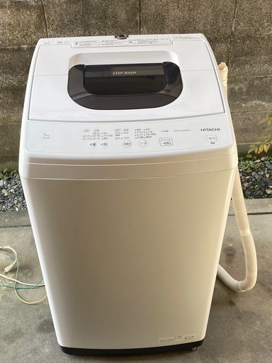 日立　全自動洗濯機5kg 2023年製
