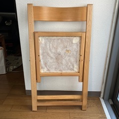 無印良品 折りたたみチェアの画像