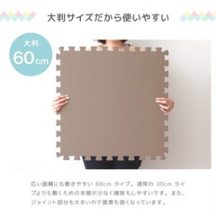 1級防音 ジョイントマット 大判 60cm 6畳サイドパーツ付の画像
