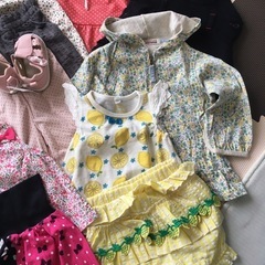 女の子 夏服 22点セット　80〜90の画像