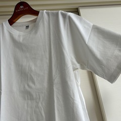 UNIQLO＊クルーネックTシャツ白の画像