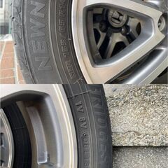 ブリジストン　BRIDGESTONE　ニューノ　NEWNO　N-BOX純正　155/65R14　2023年製の画像