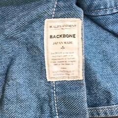 0721-040 backbone　メンズデニムシャツ　Sサイズの画像