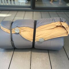 WAQ インフレーターマット　10cm ダブルサイズ タンカラーの画像