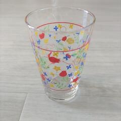 未使用 花柄  コップ 4個セット レトロの画像