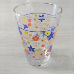 未使用 花柄  コップ 4個セット レトロの画像