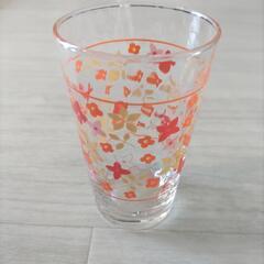 未使用 花柄  コップ 4個セット レトロの画像