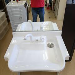 LIXIL 洗面化粧台 ドゥケア・カウンター コンボタイプ　使用期間わずか 美品　【こちらは店舗です。浜村鹿野温泉ICから3分 買取本舗 宮本リサイクル 営業時間9～19時 定休日水曜のみ←連絡できませんm(_ _)m】の画像