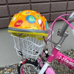 キッズ自転車(ヘルメットおまけ)14インチの画像