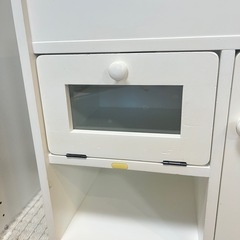 モモナチュラル　キッチン　ピエニコティ　PIENI KITCHEN WH/NA  の画像